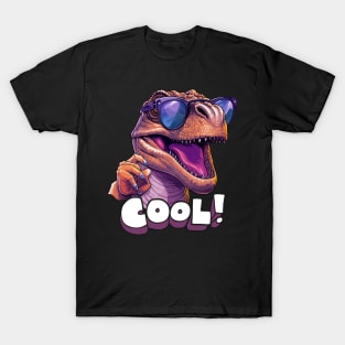 Cool T-Rex With Sunglasses T-Shirt